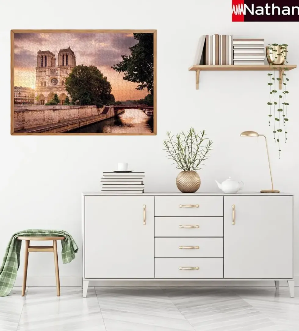 PUZZLE 1000 PIECES - NOTRE-DAME DE PARIS AU CREPUSCULE