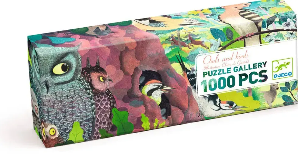 PUZZLE 1000 PIECES - OWLS AND BIRDS