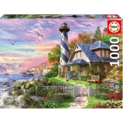 PUZZLE 1000 PIECES PHARE A ROCK BAY