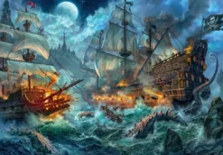 PUZZLE - 6000 PIECES - PIRATES BATTLE