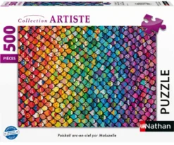 PUZZLE 500 PIECES - POISKAII ARC-EN-CIEL / MALUZELLE