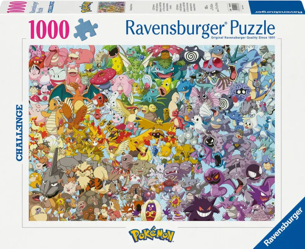 PUZZLE 1000 PIECES - POKEMON CHALLENGE