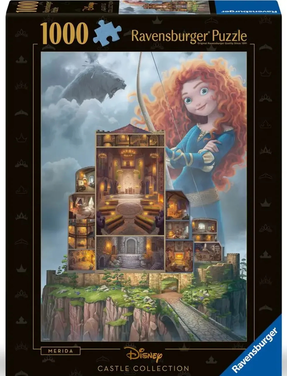 PUZZLE 1000 PIECES - REBELLECOLLECTION CHATEAU DISNEY PRINCESS