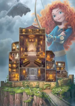 PUZZLE 1000 PIECES - REBELLECOLLECTION CHATEAU DISNEY PRINCESS