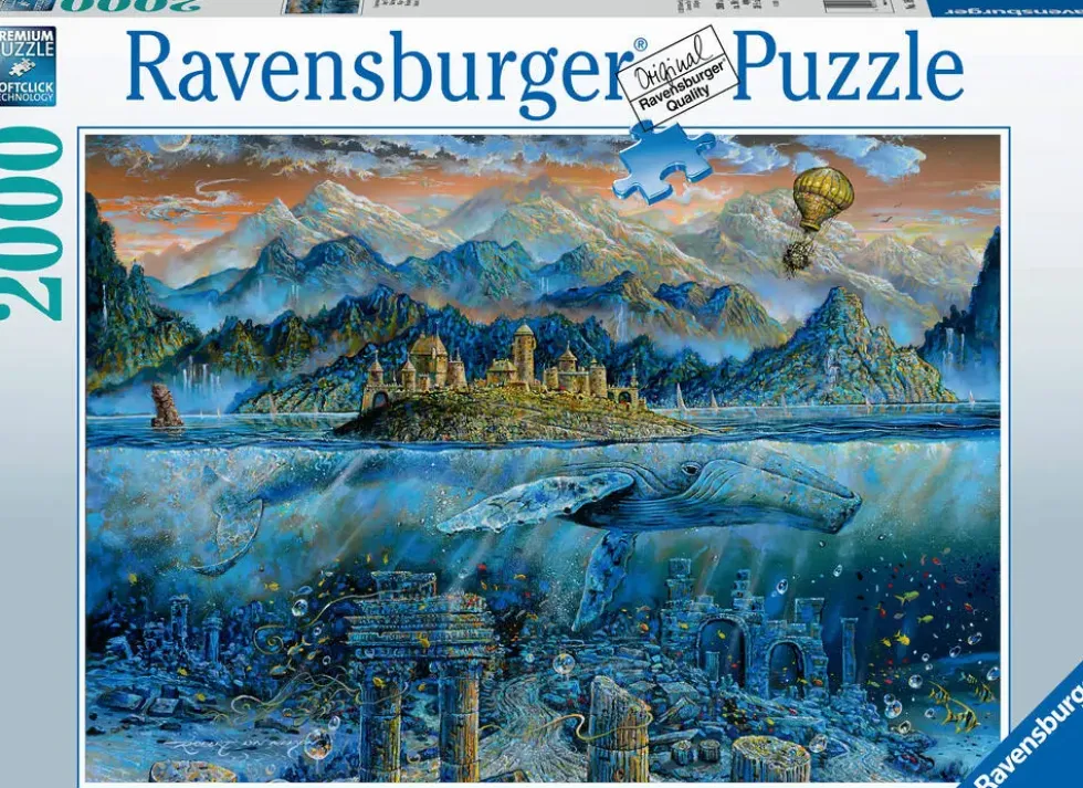 PUZZLE 2000 PIECES - SAGE BALEINE