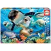 PUZZLE 100 PIECES SELFIE SOUS L'EAU