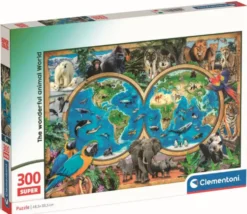 PUZZLE 300 PIECES - THE WONDERFUL ANIMAL WORLD