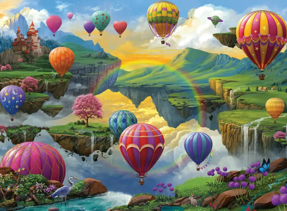 PUZZLE 500 PIECESVALLEE DES MONTGOLFIERES
