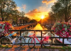PUZZLE 1000 PIECES - VELOS A AMSTERDAM