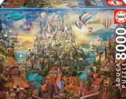 PUZZLE 8000 PIECES - VILLE DES REVES