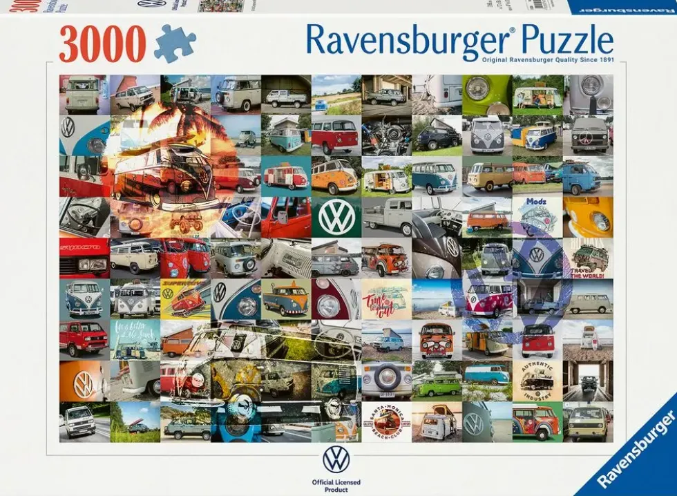 PUZZLE 3000 PIECES- 99 VW COMBI MOMENTS