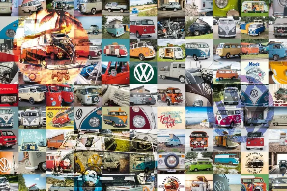 PUZZLE 3000 PIECES- 99 VW COMBI MOMENTS
