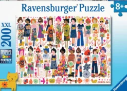 PUZZLE 200 PIECES XXL - AMITIE FLORALE