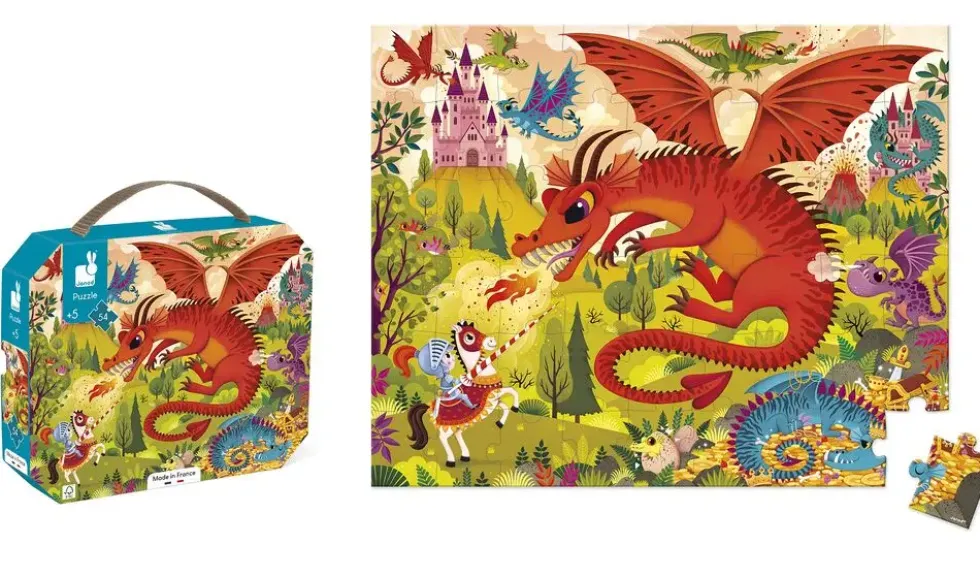 PUZZLE ROYAUME DE DRAGONS - 54 PCS