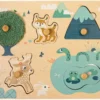 PUZZLE SENSORIEL DE LA MONTAGNE EN BOIS