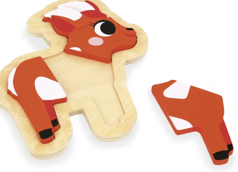 4 PUZZLES EVOLUTIFS - FERME