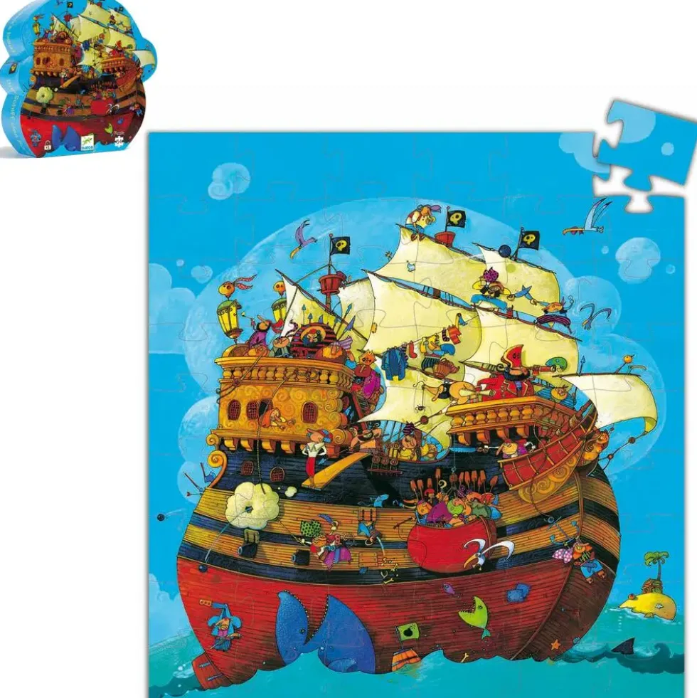 PUZZLE SILHOUETTE 54 PIECES LE BATEAU DE BARBEROUSSE