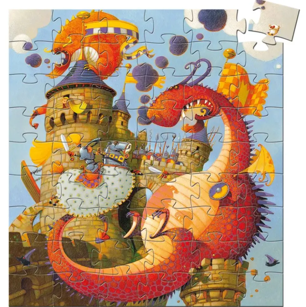 PUZZLE SILHOUETTE 54 PIECES VAILLANT ET LES DRAGONS