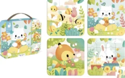 4 PUZZLES (6-9-12-16 PCS)