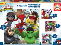 PUZZLES PROGRESSIFS - SPIDEY ET HIS AMAZING FRIENDS