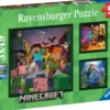 PUZZLES 3X49 PIECES - BIOMES DE MINECRAFT