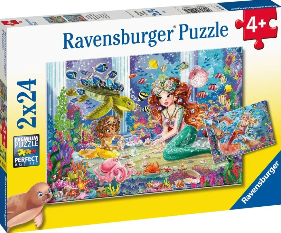 PUZZLES 2X24 PIECES – LES SIRENES ENVOUTANTES