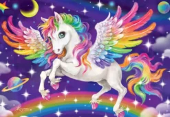 PUZZLES 2X24 PIECES - LICORNE ET PEGASE