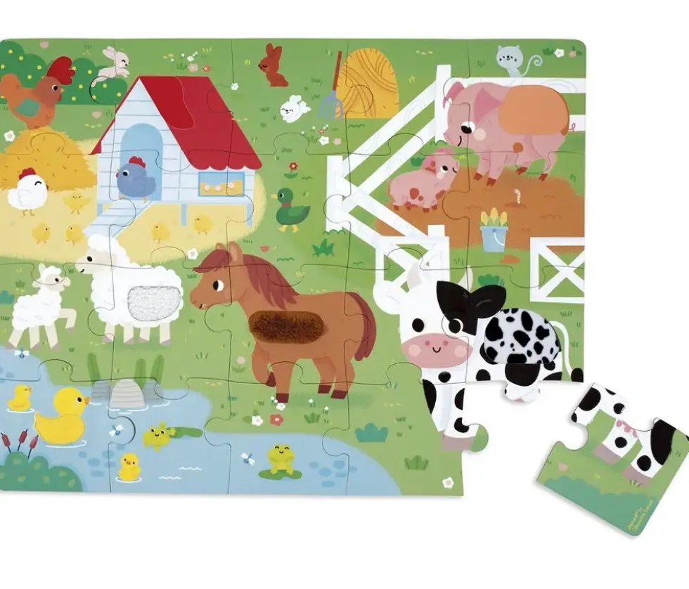 PUZZLE TACTILE FERME