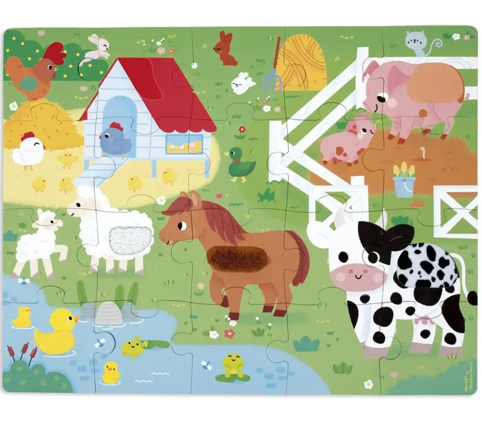 PUZZLE TACTILE FERME