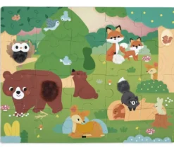 PUZZLE TACTILE FORET