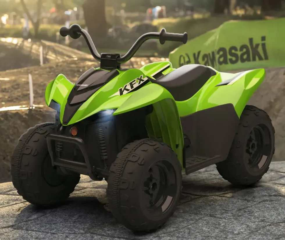QUAD ELECTRIQUE KAWASAKI ATV KFX90 12V VERT