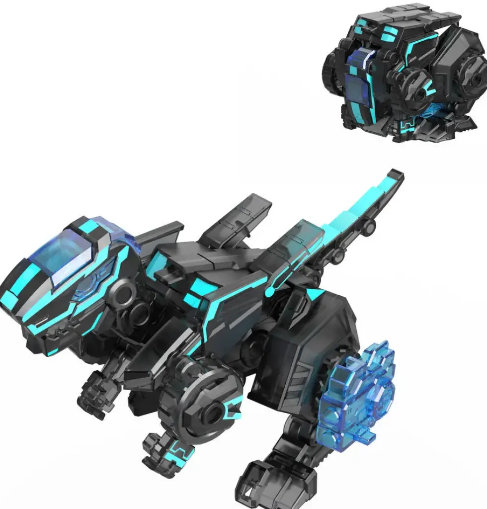 QUANTUM HEROES DINOSTER - FIGURINE DINOCUBE ET BOITE DE RANGEMENT