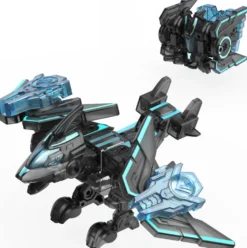 QUANTUM HEROES DINOSTER - FIGURINE DINOCUBE ET BOITE DE RANGEMENT