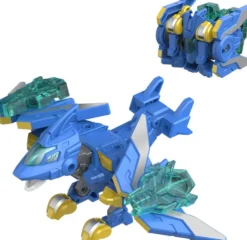 QUANTUM HEROES DINOSTER - FIGURINE DINOCUBE ET BOITE DE RANGEMENT