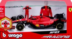 1/24 RACING - COFFRET F1 VEHICULE + FIGURINE PILOTE - NOUVEL ASSORTIMENT 4 ECURIES