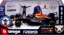 1/24 RACING - COFFRET F1 VEHICULE + FIGURINE PILOTE - NOUVEL ASSORTIMENT 4 ECURIES