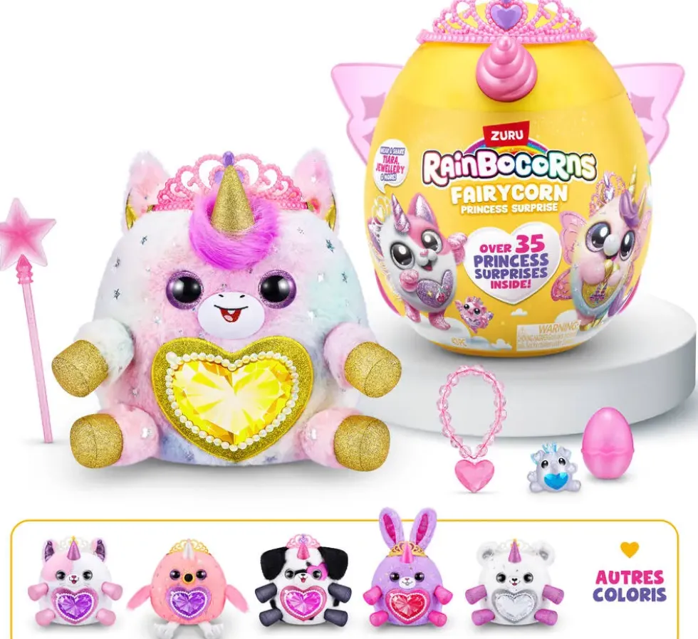 RAINBOCORNS - PELUCHE FAIRYCORN PRINCESS SURPRISE