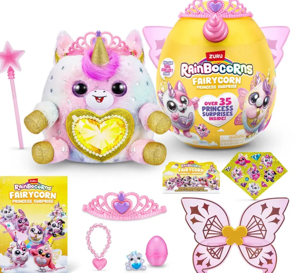 RAINBOCORNS - PELUCHE FAIRYCORN PRINCESS SURPRISE