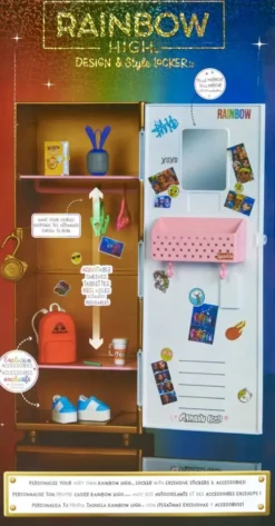 RAINBOW HIGH COFFRET CASIERS D'ECOLE