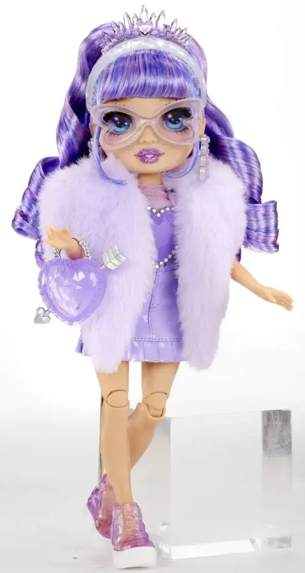 RAINBOW HIGH CRISTAL POUPEE MANNEQUIN 27 CM - VIOLET