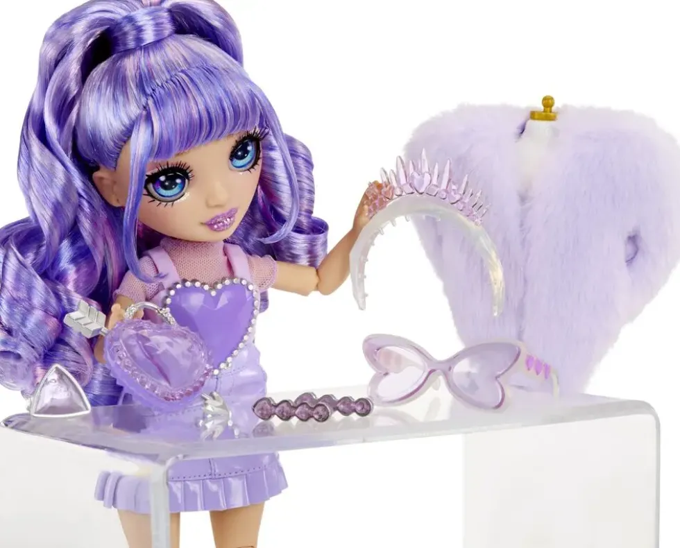 RAINBOW HIGH CRISTAL POUPEE MANNEQUIN 27 CM - VIOLET