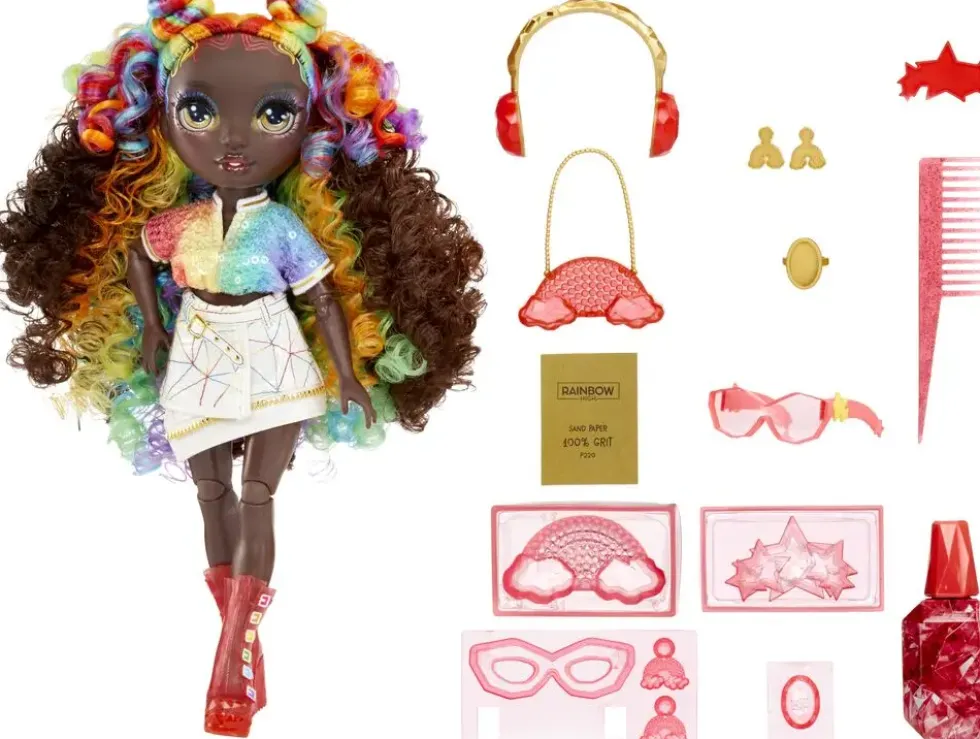 RAINBOW HIGH CRISTAL POUPEE MANNEQUIN 27 CM - IRIS BOW