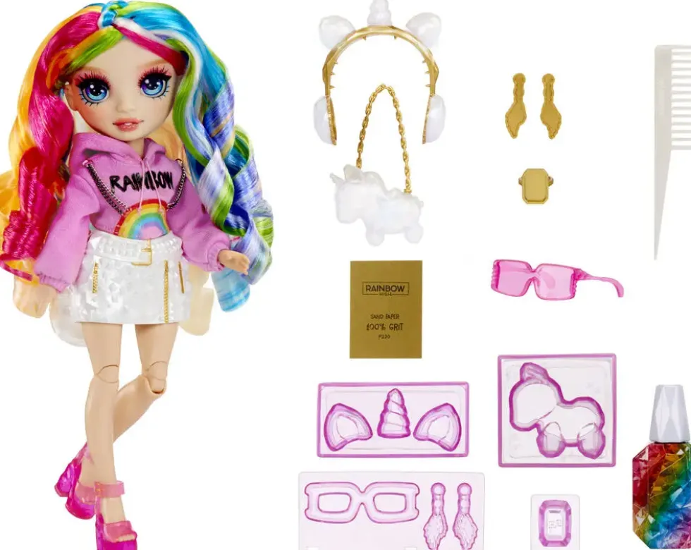 RAINBOW HIGH CRISTAL - POUPEE MANNEQUIN 27 CM - AMAYA