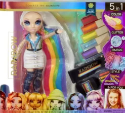 RAINBOW HIGH - POUPEE HAIR STUDIO SALON DE BEAUTE
