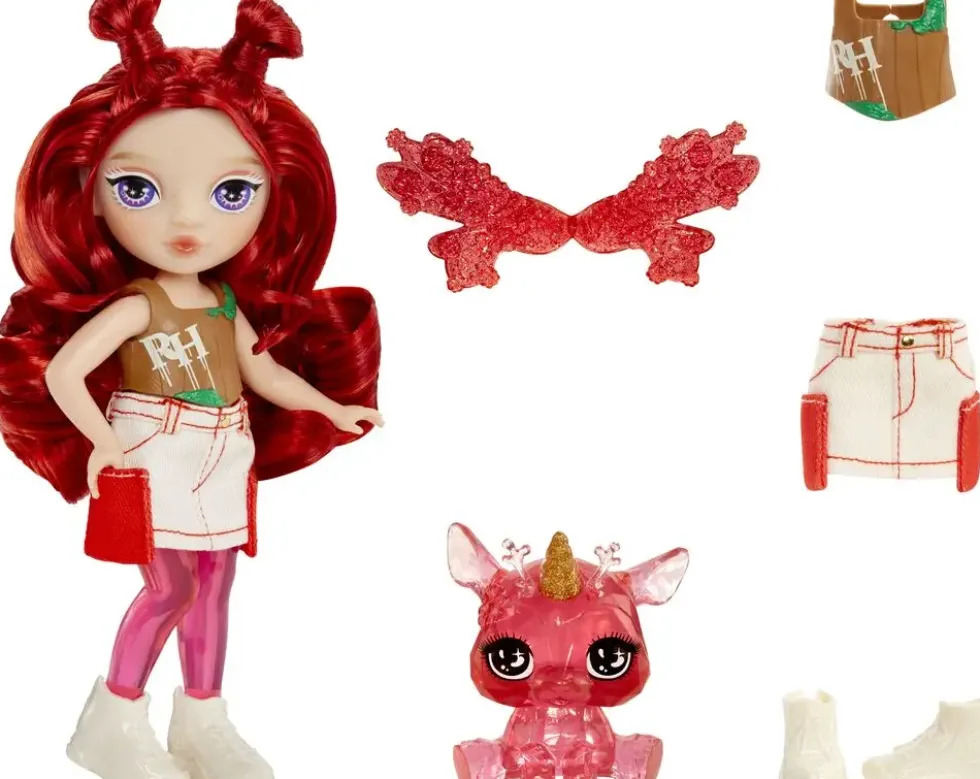 RAINBOW HIGH - POUPEE LITTLES FANTASY FAIRIES - APPLE ROUGE