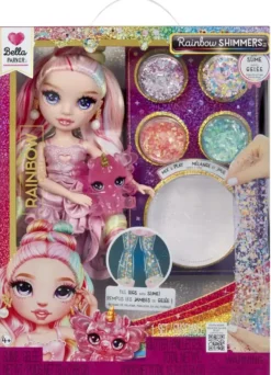 RAINBOW HIGH RAINBOW SHIMMERS WITH SLIME FASHION DOLL - BELLA ROSE