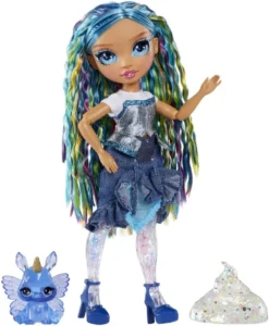 RAINBOW HIGH SHIMMERS - POUPEE MANNEQUIN AVEC SLIME - SKYLER 27 CM