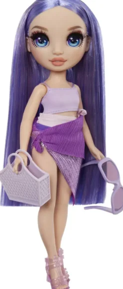RAINBOW HIGH SWIM ET STYLE POUPEE MANNEQUIN 27CM - VIOLET