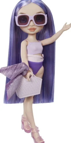 RAINBOW HIGH SWIM ET STYLE POUPEE MANNEQUIN 27CM - VIOLET