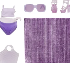RAINBOW HIGH SWIM ET STYLE POUPEE MANNEQUIN 27CM - VIOLET